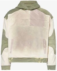 Who Decides War - Armour Distressed Cotton-jersey Hoody - Lyst