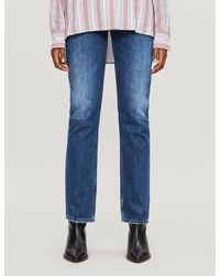 Citizens of Humanity Charlotte Straight High-rise Jeans - Blue