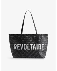 Zadig & Voltaire - Z Shopper Revoltaire Coated-Canvas Tote Bag - Lyst