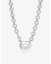 Tiffany & Co. - Return To Tiffany Heart Tag Extra-large Sterling- Pendant Necklace - Lyst