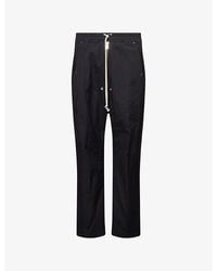 Rick Owens - Bela Straight-Leg Cotton Trousers - Lyst