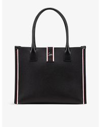 Christian Louboutin - Nastroloubi Grained-leather Tote Bag - Lyst