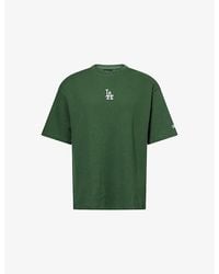 KTZ - La Dodgers Mlb Embroidered-Logo Cotton-Jersey T-Shirt - Lyst