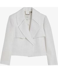 Ted Baker - Shiroi Textured-weave Woven Jacket - Lyst