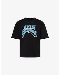 Amiri - Crystal-Embellished Surf Cotton-Jersey T-Shirt - Lyst