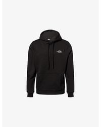 Les Deux - Ben Globe Cotton-Jersey Hoody - Lyst