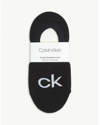 Calvin Klein Retro Logo Liners - Black