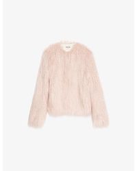 Zadig & Voltaire - Freddie Single-Breasted Faux-Fur Coat - Lyst
