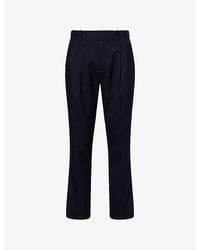 Jonathan Simkhai - Bramble Pleated Stretch-Woven Trousers - Lyst
