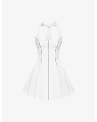 House Of Cb - Loulette Halterneck Stretch-Woven Mini Dress Xs (D-E Cup) - Lyst