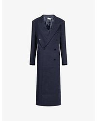 Frankie Shop - Jane Plaid Peak-Lapels Wool Coat - Lyst