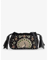 Zimmermann - Cloud 91 Peacock Small Velvet Clutch - Lyst