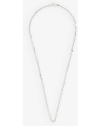 Tom Wood - Anker Rhodium-plated Sterling- Chain Necklace - Lyst