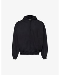 Fear Of God - Brand-patch Relaxed-fit Cotton-jersey Hoody X - Lyst