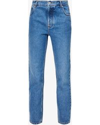 Loewe Anagram Pocket Denim Jeans in Blue | Lyst