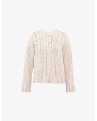 House Of Cb - Jasper Cable-Knit Cotton-Blend Jumper - Lyst