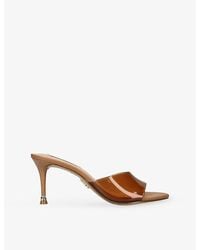 Steve Madden - Rivington Heeled Woven Mules - Lyst