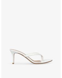 Gianvito Rossi - Calypso Leather Heeled Sandals - Lyst
