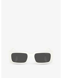 Prada - Pr A07s Pillow-frame Acetate Sunglasses - Lyst