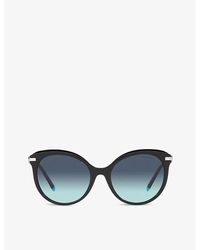 Tiffany & Co. - Tf4189b Polyamide And Acetate Cat-eye Sunglasses - Lyst