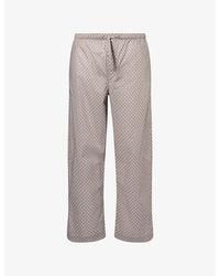 Derek Rose - Ledbury 96 Printed Cotton Trousers - Lyst