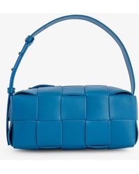 Bottega Veneta - Brick Cassette Intrecciato Leather Shoulder Bag - Lyst