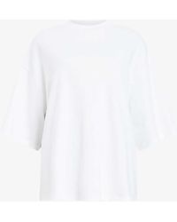 AllSaints - Amelie Oversized Organic-cotton T-shirt - Lyst