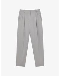 Reiss - Clay Tapered-Leg Lyocell Trousers - Lyst