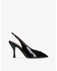 Neous - Hamal Patent-Leather Slingback Courts - Lyst