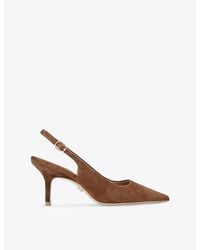 Carvela Kurt Geiger - Spirited Suede Slingback Courts - Lyst