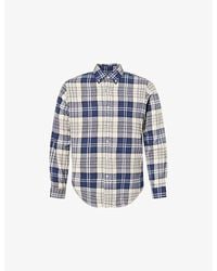 Polo Ralph Lauren - Check-Pattern Long-Sleeve Cotton Shirt - Lyst