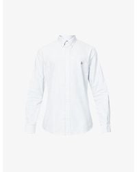 Polo Ralph Lauren - Long-Sleeved Button-Down Slim-Fit Cotton Oxford Shirt - Lyst