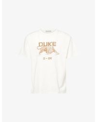 Duke & Dexter - Rising Tiger Printed Cotton T-Shirt - Lyst