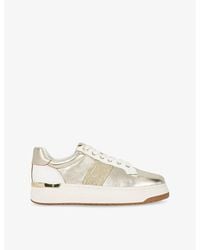 Dune - Emeelia Leather Low-Top Trainers - Lyst