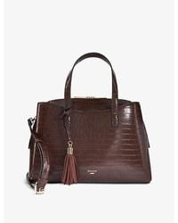 Dune - Dignifyo Mock-Croc Faux-Leather Handbag - Lyst