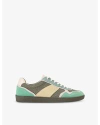 Kurt Geiger - Lloyd Suede And Mesh Trainers - Lyst