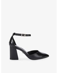 Carvela Kurt Geiger - Refined Wide-Fit Heeled Faux-Leather Courts - Lyst