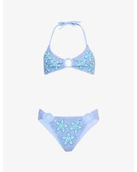 Oceanus - Mia's Marina Beaded Bikini Set - Lyst