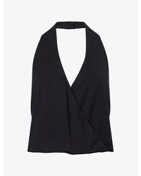 Reformation - Lois Halterneck Knit Top - Lyst