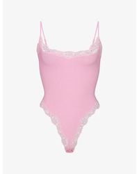 Skims - Fits Everybody Lace Cami Bodysuit - Lyst