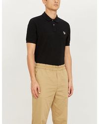 Paul Smith - Zebra-Embroidered Cotton-Piqué Polo Shirt - Lyst