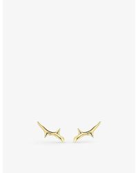 Shaun Leane - Rose Thorn-Tone Sterling Vermeil Climbers - Lyst