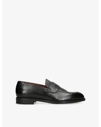 ZEGNA - L'Asola Leather Penny Loafers - Lyst