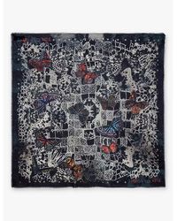 Zadig & Voltaire - Kerry Butterfly-Print Modal Scarf - Lyst