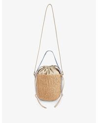 Chloé - Woody Small Straw Basket Bag - Lyst