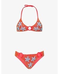 Oceanus - Mia's Marina Beaded Bikini Set - Lyst