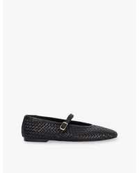Dune - Headliner Leather Ballet Flats - Lyst