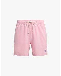 Polo Ralph Lauren - Traveller Brand-Embroidered Swim Shorts - Lyst