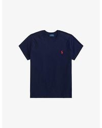 Polo Ralph Lauren - Logo-Embroidered Short-Sleeve Cotton T-Shirt - Lyst
