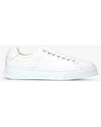 Ferragamo - Clayton Leather Low-top Trainers - Lyst